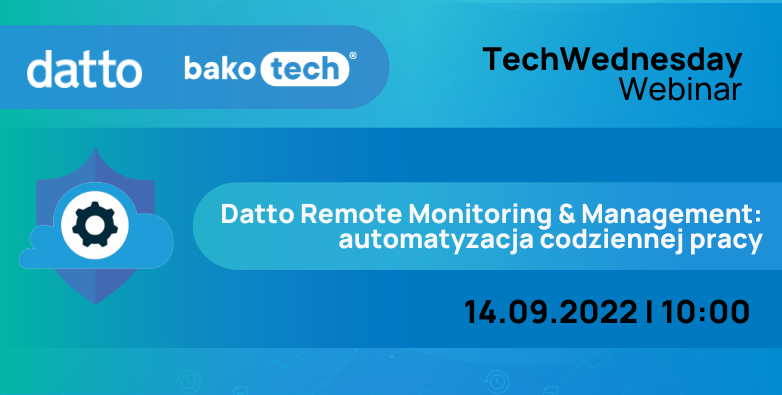 TechWednesday Webinar | Datto | 14 września