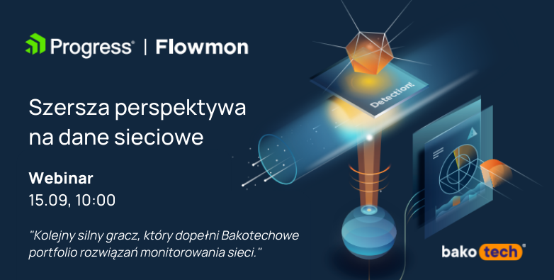 Progress Flowmon – szersza perspektywa na dane sieciowe